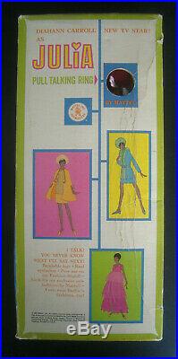 1968 TALKING JULIA Barbie Doll Vintage 1960's rare new Diahann Carroll