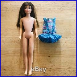 1968 Vintage Brunette Twist'N Turn TNT Skipper Doll Japan Attic Find