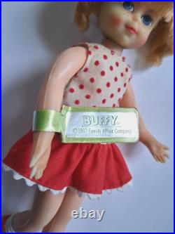 1968 Vintage Mattel Tutti Buffy Mrs Beasley Tagged in Box withOriginal Cello