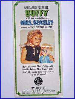 1968 Vintage Mattel Tutti Buffy Mrs Beasley Tagged in Box withOriginal Cello
