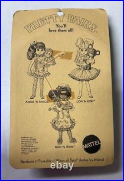 1969 Mattel Japan Pretty Pairs Angie'N Tangie Doll Set #1135 Tutti Friends 1969 Mattel Japan Pretty Pairs Angie'N Tangie Doll Set #1135 Tutti Friends