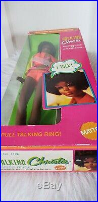 1969 TALKING CHRISTIE Barbie Doll Mint Box Vintage 1960's Rare