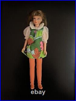 1969 vintage Barbie SKIPPER Doll, In SCHOOL'S COOL Dress
