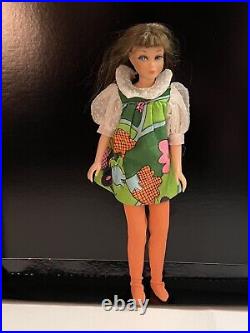 1969 vintage Barbie SKIPPER Doll, In SCHOOL'S COOL Dress