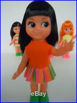 1970's Chika / Chiko Chan Shiba Dolls Era / My-toy Co. Tiny Terry Clone Japan L3