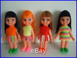 1970's Chika / Chiko Chan Shiba Dolls Type / My-toy Co. Tiny Terry Clone Japan