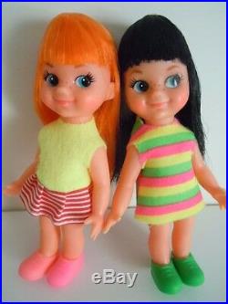 1970's Chika / Chiko Chan Shiba Dolls Type / My-toy Co. Tiny Terry Clone Japan