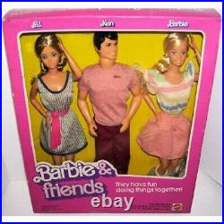 1982 Vintage Barbie Friends Pj Ken Doll Gift Set Figi