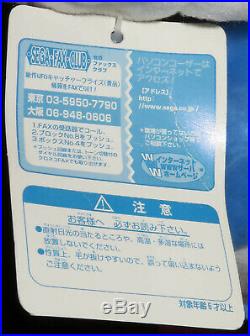 1998 Pastel Sega Sonic The Hedgehog! Ufo Prize Japan Plush Toy Doll Vintage Rare