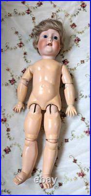 19 Antique Japanese Morimura Bros Boy Doll Bisque Head BJ-Body & Clothes c1915