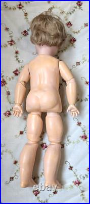 19 Antique Japanese Morimura Bros Boy Doll Bisque Head BJ-Body & Clothes c1915