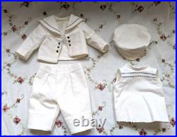 19 Antique Japanese Morimura Bros Boy Doll Bisque Head BJ-Body & Clothes c1915