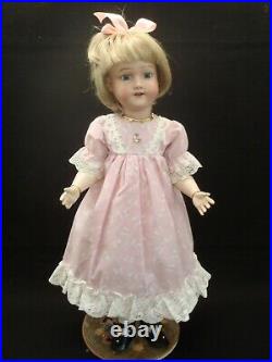 22 tall rare c1920 Morimura Dolly face bisque head doll