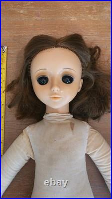 23 vintage vinyl My Sekiguchi Big Eye girl doll Japan -HTF