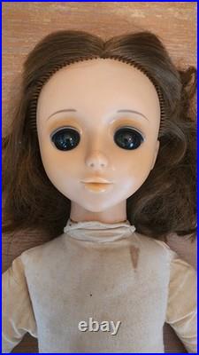 23 vintage vinyl My Sekiguchi Big Eye girl doll Japan -HTF