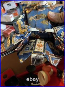 2 Vintage Japanese Hina Doll Kimono Geisha Maiko Traditional Folk Craft Japan