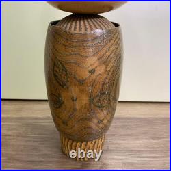 3F Large Kokeshi Modern Vintage Wood Figure