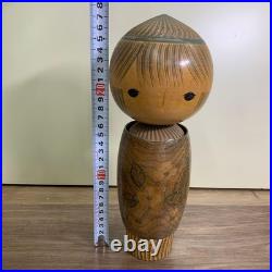 3F Large Kokeshi Modern Vintage Wood Figure