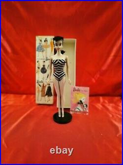 #3 Brunette Barbie With Tm Box And Accessories
