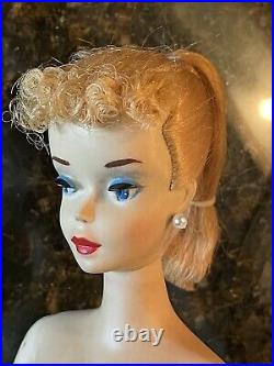 #3 Ponytail Barbie Vintage Doll Blonde 1960