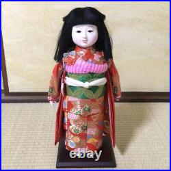 45cm (17.71) Ichimatsu Dolls Japanese Kimono Kids Doll Antiques Vintage R7321