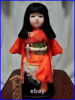 45cm (17.71) Ichimatsu Dolls Japanese Kimono Kids Doll Antiques Vintage R9524