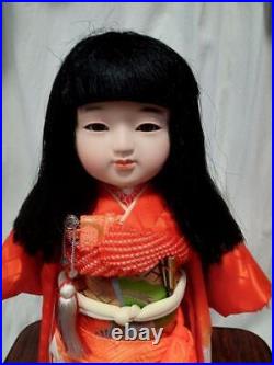 45cm (17.71) Ichimatsu Dolls Japanese Kimono Kids Doll Antiques Vintage R9524