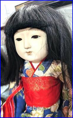 48cm (18.89) Ichimatsu Dolls Japanese Kimono Kids Doll Antiques Vintage G0626