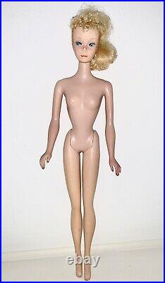 #4 Barbie Vintage 1960 Doll withBlonde Ponytail, Swimsuit, Sunglasses, And Heels