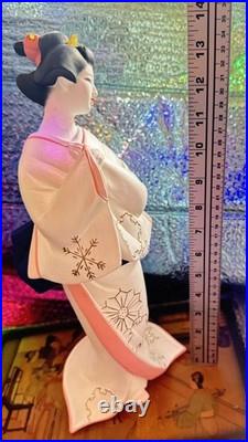 4 Different Japanese Vintage Hakata Dolls Large Kimono Dance Girl 16.9inch