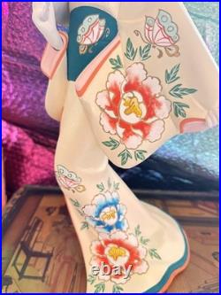 4 Different Japanese Vintage Hakata Dolls Large Kimono Dance Girl 16.9inch