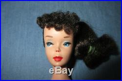 #4 original ponytail Barbie Doll VINTAGE 1960 Mattel with suit, heels, glasses