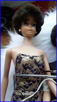 5 1962 1960's BUBBLE CUT Barbie Dolls 4 Japan Original outfits Vintage 1960's