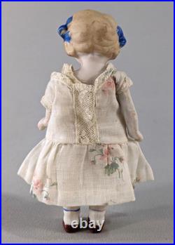 5.5 Antique Japanese All Bisque Doll Trunk Set 7 Outfits Made in Japan Vintage