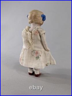 5.5 Antique Japanese All Bisque Doll Trunk Set 7 Outfits Made in Japan Vintage