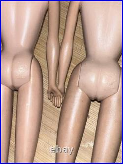 6 Vintage 1960s Mattel Midge Barbie Fashion Doll Lot- Freckles- Japan- Nude TLC