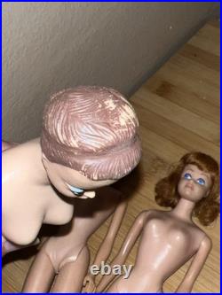 6 Vintage 1960s Mattel Midge Barbie Fashion Doll Lot- Freckles- Japan- Nude TLC