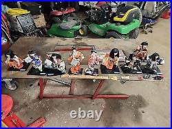 9 Vintage Yamaha Kyugetsu Japanese Geisha Dolls Lot