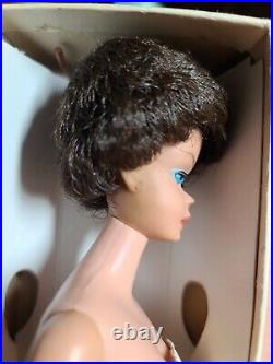 Amazing Vintage Brunette German Bubble Cut Barbie Doll MIB