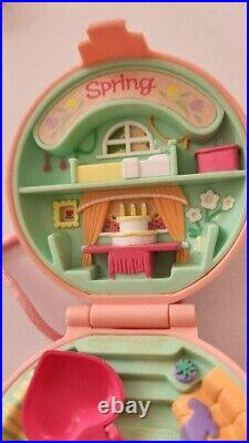 Angel Polly Pocket Vintage Girl Pink Doll Figure Bandai Toys pendant