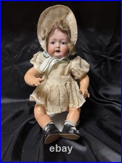 Antique 22 Japanese Bisque / Porcelain Head Baby Doll