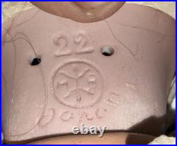 Antique 22 Japanese Bisque / Porcelain Head Baby Doll