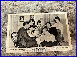 Antique Dionne Quintuplets Bisque Porcelain Dolls 4 Tall With Post Cards (69)