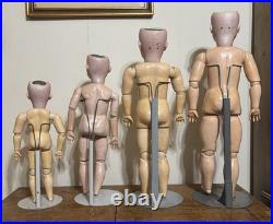 Antique German 4 Doll Lot Antique German 4 Doll Lot