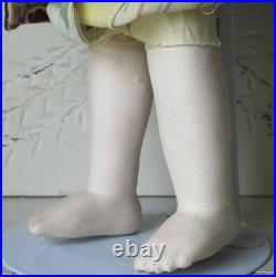 Antique Ichimatsu Boy Gofun Doll Japanese In Silk Layered Kimono