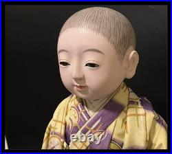 Antique Japanese Ichimatsu Ningyo Japanese standing gofun doll Kimono Antique Japanese Ichimatsu Ningyo Japanese standing gofun doll Kimono
