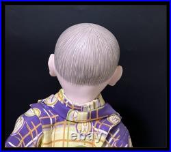 Antique Japanese Ichimatsu Ningyo Japanese standing gofun doll Kimono Antique Japanese Ichimatsu Ningyo Japanese standing gofun doll Kimono