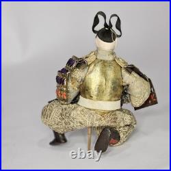 Antique Japanese Samurai Gogatsu Ningyo Doll Boys' Day
