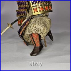 Antique Japanese Samurai Gogatsu Ningyo Doll Boys' Day