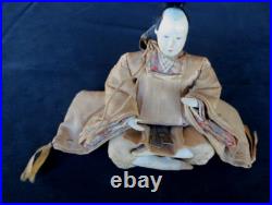 Antique Japanese Takeda Imperial Palace Emperor Doll Original Edo Period